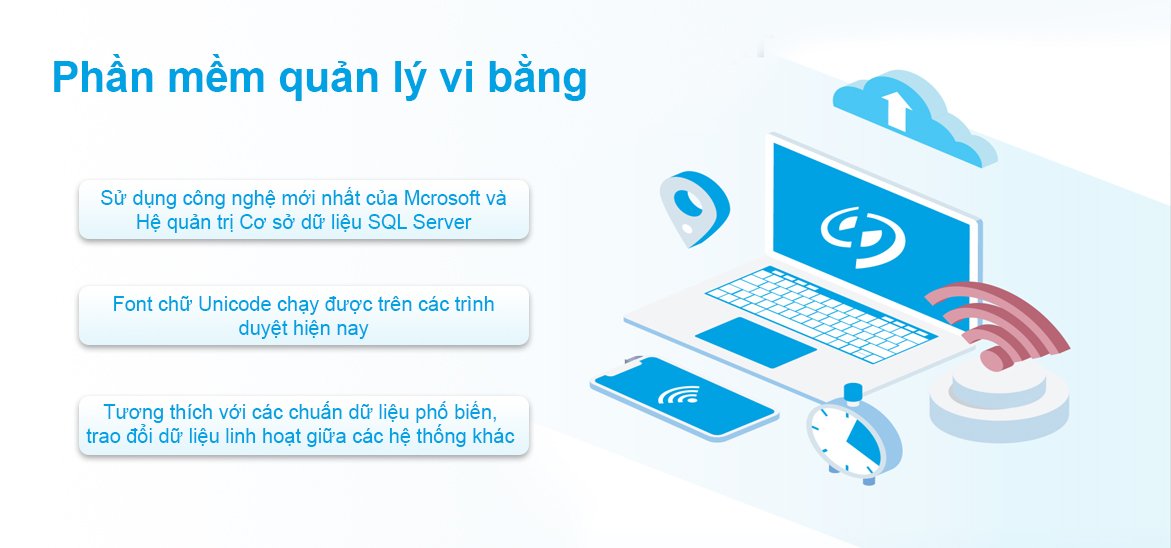 Phần mềm quản lý vi bằng